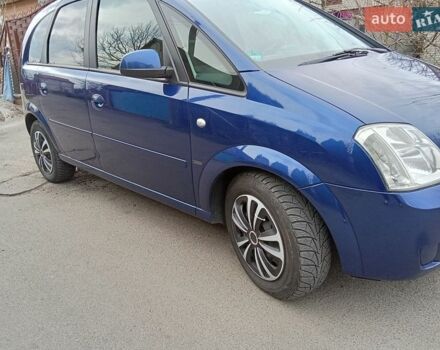 Синий Опель Мерива, объемом двигателя 1.6 л и пробегом 160 тыс. км за 3690 $, фото 1 на Automoto.ua