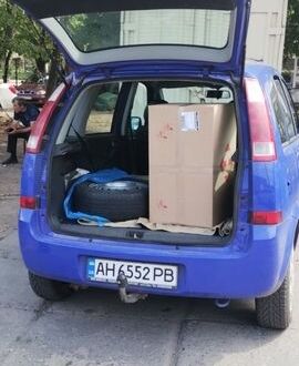 Синій Опель Меріва, об'ємом двигуна 1.4 л та пробігом 185 тис. км за 3700 $, фото 1 на Automoto.ua