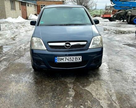 Синий Опель Мерива, объемом двигателя 1.4 л и пробегом 252 тыс. км за 4300 $, фото 1 на Automoto.ua