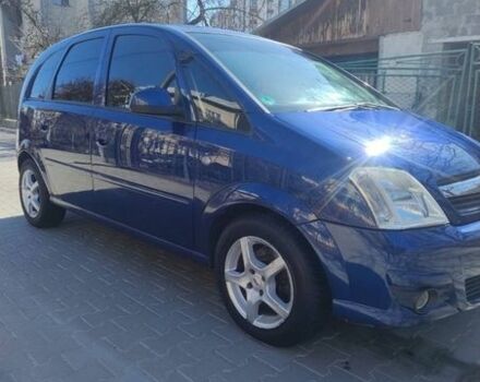 Синий Опель Мерива, объемом двигателя 1.61 л и пробегом 260 тыс. км за 3600 $, фото 1 на Automoto.ua