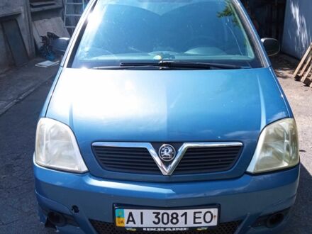 Синий Опель Мерива, объемом двигателя 1.6 л и пробегом 271 тыс. км за 3114 $, фото 1 на Automoto.ua