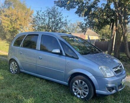 Синий Опель Мерива, объемом двигателя 1.6 л и пробегом 163 тыс. км за 4900 $, фото 1 на Automoto.ua
