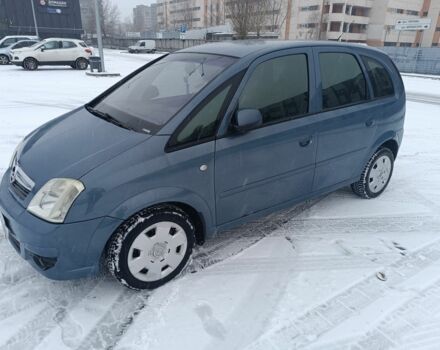 Синий Опель Мерива, объемом двигателя 1.6 л и пробегом 141 тыс. км за 4000 $, фото 1 на Automoto.ua