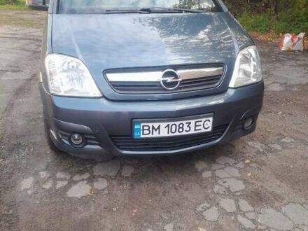 Синий Опель Мерива, объемом двигателя 1.25 л и пробегом 227 тыс. км за 4500 $, фото 1 на Automoto.ua