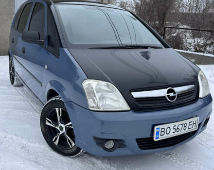 Синий Опель Мерива, объемом двигателя 1.6 л и пробегом 203 тыс. км за 5200 $, фото 1 на Automoto.ua