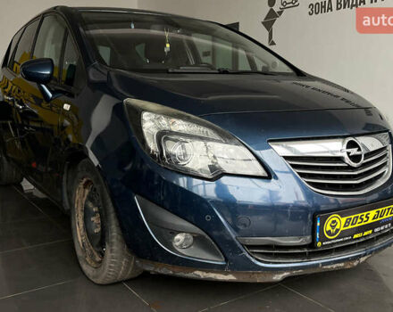 Синий Опель Мерива, объемом двигателя 1.69 л и пробегом 271 тыс. км за 6600 $, фото 1 на Automoto.ua