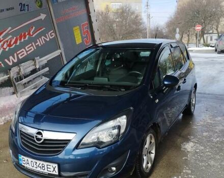 Синий Опель Мерива, объемом двигателя 1.69 л и пробегом 286 тыс. км за 8200 $, фото 1 на Automoto.ua