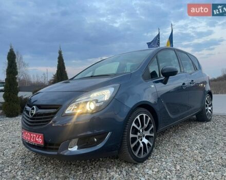 Синий Опель Мерива, объемом двигателя 1.4 л и пробегом 118 тыс. км за 9900 $, фото 1 на Automoto.ua