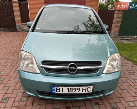 Зеленый Опель Мерива, объемом двигателя 1.6 л и пробегом 140 тыс. км за 4699 $, фото 1 на Automoto.ua