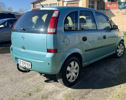 Зеленый Опель Мерива, объемом двигателя 1.6 л и пробегом 170 тыс. км за 2900 $, фото 2 на Automoto.ua