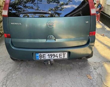 Зелений Опель Меріва, об'ємом двигуна 1.59 л та пробігом 252 тис. км за 3750 $, фото 8 на Automoto.ua