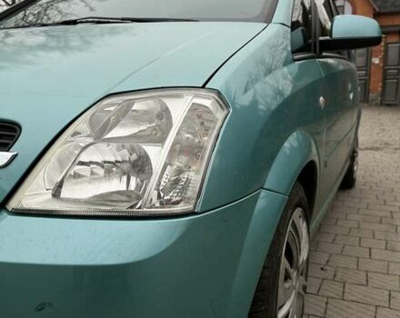 Зеленый Опель Мерива, объемом двигателя 1.4 л и пробегом 170 тыс. км за 3700 $, фото 1 на Automoto.ua