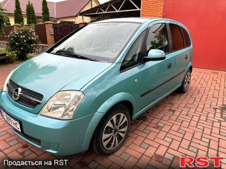 Зеленый Опель Мерива, объемом двигателя 1.6 л и пробегом 140 тыс. км за 4600 $, фото 1 на Automoto.ua