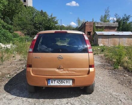 Оранжевый Опель Мерива, объемом двигателя 1.6 л и пробегом 212 тыс. км за 3200 $, фото 7 на Automoto.ua