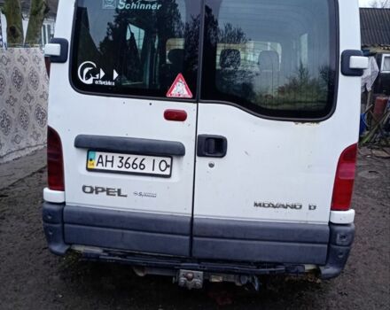 Білий Опель Movano, об'ємом двигуна 2.5 л та пробігом 1 тис. км за 2500 $, фото 1 на Automoto.ua
