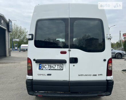 Белый Опель Movano, объемом двигателя 2.46 л и пробегом 365 тыс. км за 6500 $, фото 6 на Automoto.ua