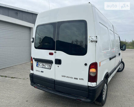 Белый Опель Movano, объемом двигателя 2.46 л и пробегом 365 тыс. км за 6500 $, фото 11 на Automoto.ua