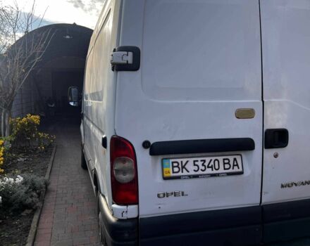 Белый Опель Movano, объемом двигателя 2.5 л и пробегом 372 тыс. км за 6700 $, фото 5 на Automoto.ua