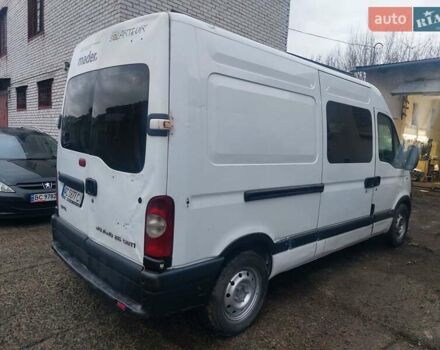 Белый Опель Movano, объемом двигателя 2.46 л и пробегом 730 тыс. км за 5500 $, фото 3 на Automoto.ua