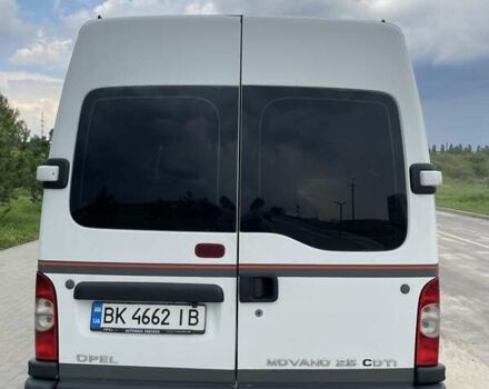 Белый Опель Movano, объемом двигателя 2.5 л и пробегом 785 тыс. км за 7500 $, фото 10 на Automoto.ua