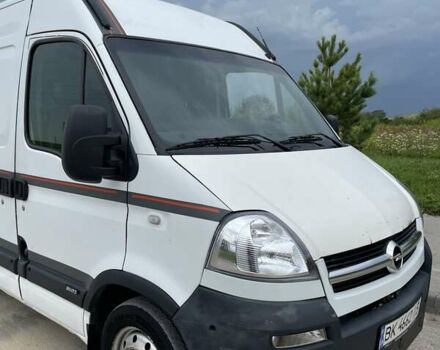 Белый Опель Movano, объемом двигателя 2.5 л и пробегом 785 тыс. км за 7500 $, фото 6 на Automoto.ua