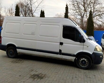 Белый Опель Movano, объемом двигателя 2.5 л и пробегом 490 тыс. км за 6600 $, фото 1 на Automoto.ua