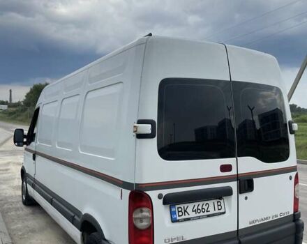 Белый Опель Movano, объемом двигателя 2.5 л и пробегом 785 тыс. км за 7500 $, фото 9 на Automoto.ua
