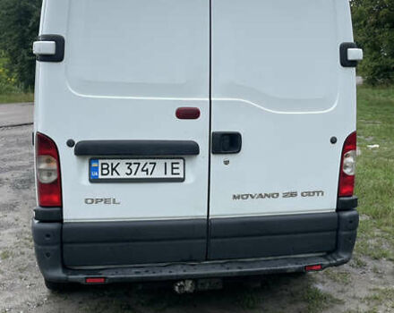 Белый Опель Movano, объемом двигателя 2.46 л и пробегом 2 тыс. км за 8000 $, фото 2 на Automoto.ua