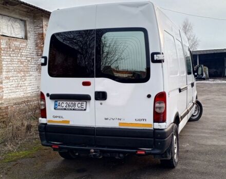 Белый Опель Movano, объемом двигателя 2.5 л и пробегом 603 тыс. км за 5800 $, фото 5 на Automoto.ua