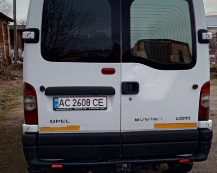 Белый Опель Movano, объемом двигателя 2.5 л и пробегом 603 тыс. км за 5800 $, фото 20 на Automoto.ua