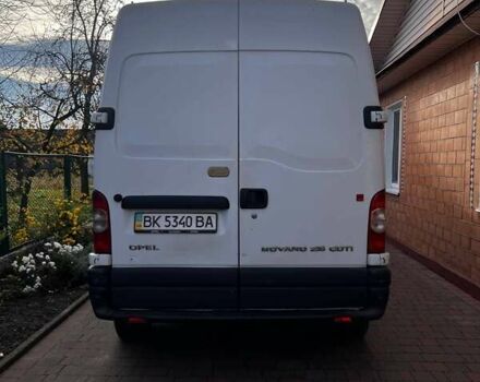 Белый Опель Movano, объемом двигателя 2.5 л и пробегом 372 тыс. км за 6700 $, фото 7 на Automoto.ua