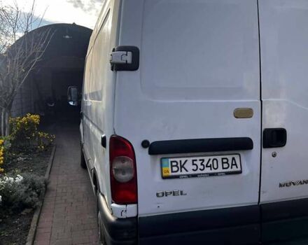 Белый Опель Movano, объемом двигателя 2.5 л и пробегом 372 тыс. км за 6700 $, фото 8 на Automoto.ua