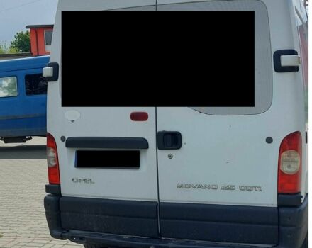 Белый Опель Movano, объемом двигателя 2.5 л и пробегом 250 тыс. км за 8000 $, фото 3 на Automoto.ua
