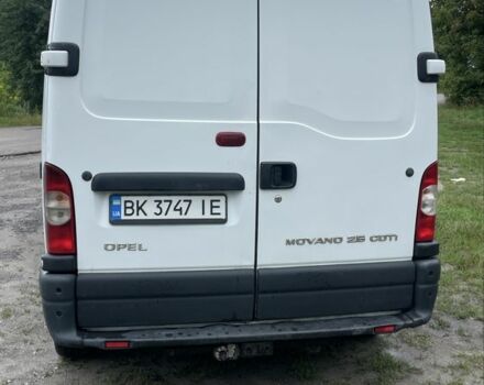 Білий Опель Movano, об'ємом двигуна 2.5 л та пробігом 20 тис. км за 7500 $, фото 3 на Automoto.ua
