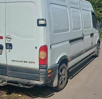 Белый Опель Movano, объемом двигателя 2.5 л и пробегом 341 тыс. км за 6500 $, фото 1 на Automoto.ua