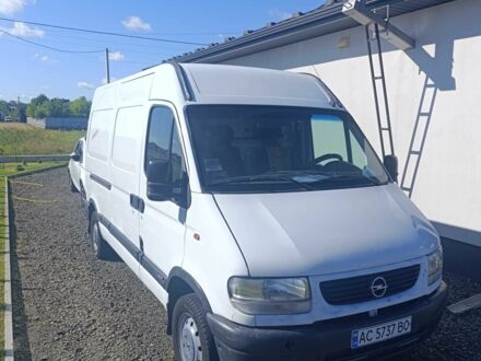 Білий Опель Movano, об'ємом двигуна 2.5 л та пробігом 487 тис. км за 9086 $, фото 1 на Automoto.ua