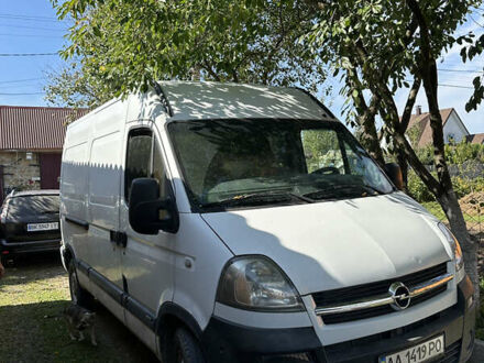 Белый Опель Movano, объемом двигателя 2.46 л и пробегом 470 тыс. км за 5900 $, фото 1 на Automoto.ua