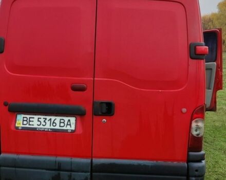 Красный Опель Movano, объемом двигателя 2.5 л и пробегом 200 тыс. км за 5100 $, фото 3 на Automoto.ua