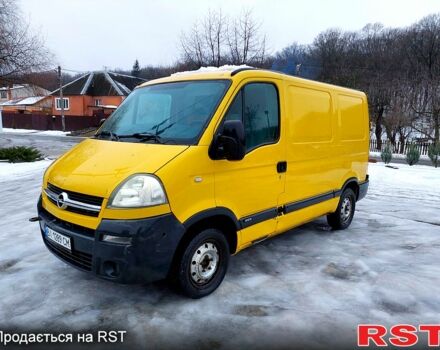 Желтый Опель Movano, объемом двигателя 2.5 л и пробегом 270 тыс. км за 6500 $, фото 2 на Automoto.ua