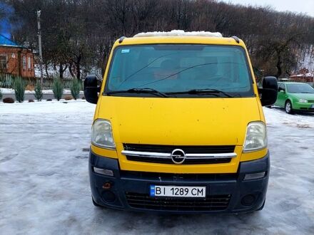Желтый Опель Movano, объемом двигателя 2.5 л и пробегом 270 тыс. км за 6500 $, фото 1 на Automoto.ua