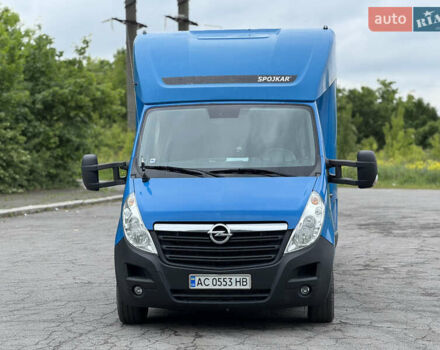 Синий Опель Movano, объемом двигателя 2.3 л и пробегом 395 тыс. км за 16500 $, фото 2 на Automoto.ua