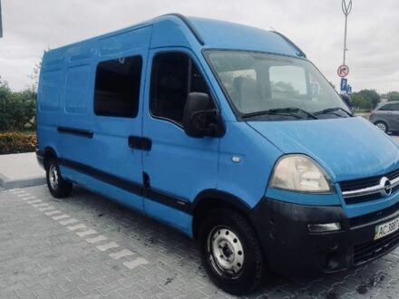 Синий Опель Movano, объемом двигателя 2.5 л и пробегом 370 тыс. км за 9200 $, фото 1 на Automoto.ua