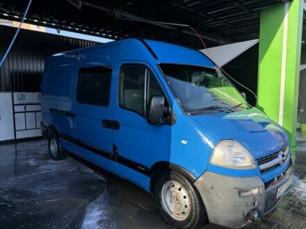Синий Опель Movano, объемом двигателя 2.5 л и пробегом 410 тыс. км за 5500 $, фото 1 на Automoto.ua
