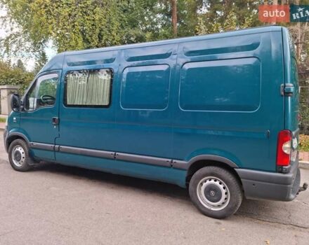 Зеленый Опель Movano, объемом двигателя 2.5 л и пробегом 450 тыс. км за 10600 $, фото 4 на Automoto.ua