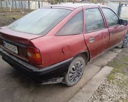 Красный Опель Вектра, объемом двигателя 2 л и пробегом 215 тыс. км за 380 $, фото 1 на Automoto.ua