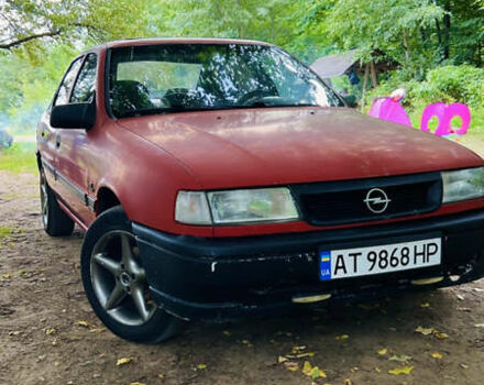 Опель Вектра 1991 в Долине на Automoto.ua Красный Опель Вектра, объемом двигателя 1.6 л и пробегом 289 тыс. км за 1650 $, фото 1 на Automoto.ua