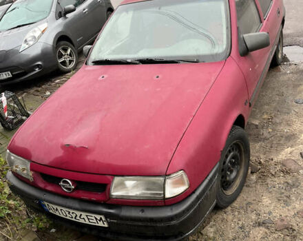 Червоний Опель Вектра, об'ємом двигуна 1.6 л та пробігом 395 тис. км за 600 $, фото 1 на Automoto.ua
