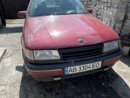 Опель Вектра 1990 в Синельниковом на Automoto.ua Красный Опель Вектра, объемом двигателя 1.8 л и пробегом 330 тыс. км за 1800 $, фото 1 на Automoto.ua