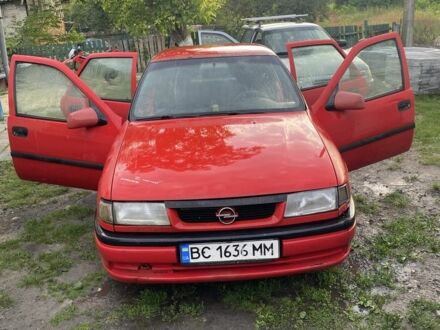 Опель Вектра 1991 в Золочев на Automoto.ua Красный Опель Вектра, объемом двигателя 2 л и пробегом 263 тыс. км за 750 $, фото 1 на Automoto.ua