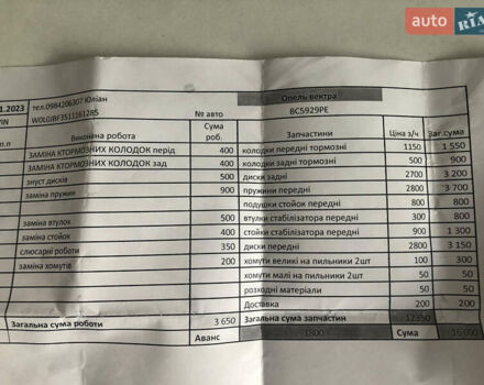 Опель Вектра, об'ємом двигуна 2.2 л та пробігом 333 тис. км за 3800 $, фото 10 на Automoto.ua